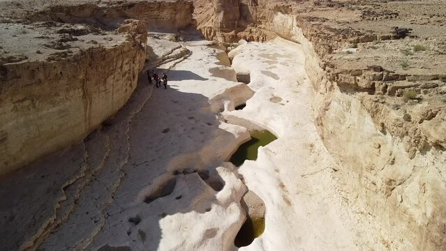 Aerial fpv video over Nahal Peres Israel