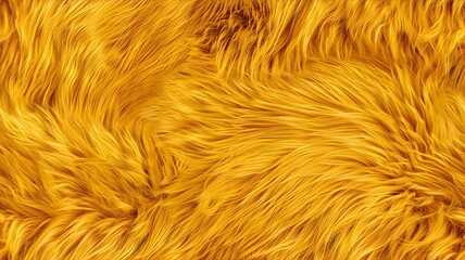 Fototapeta premium yellow fur topview