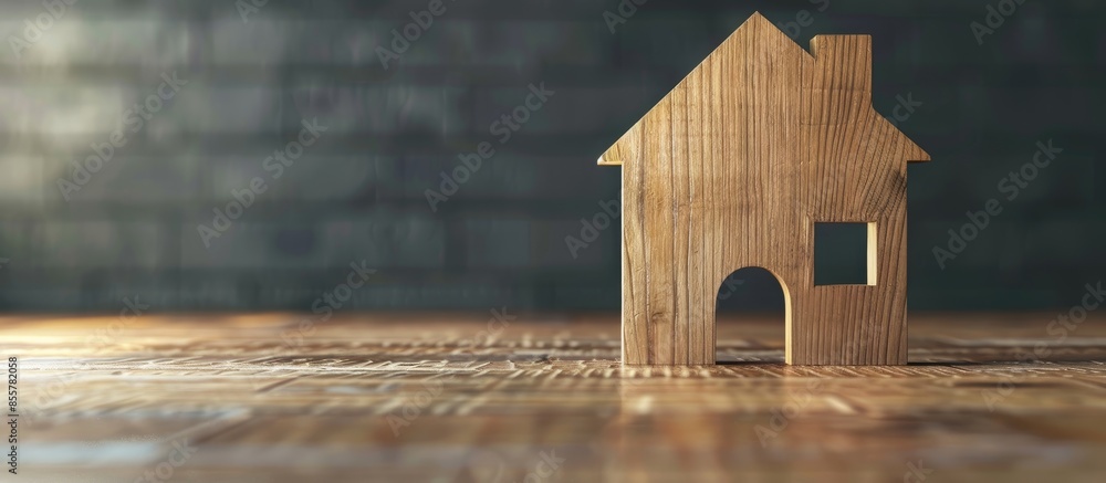 Poster home house . with copy space image. Place for adding text or design