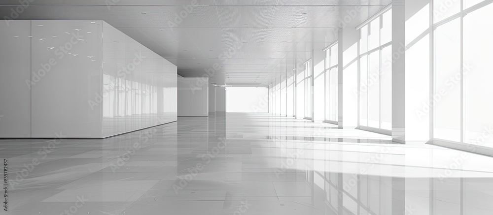 Aufkleber empty interior. with copy space image. Place for adding text or design