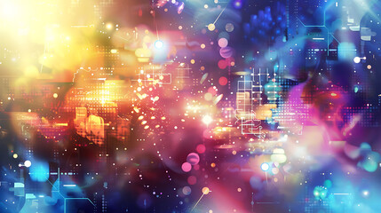 Fototapeta premium abstract technology background