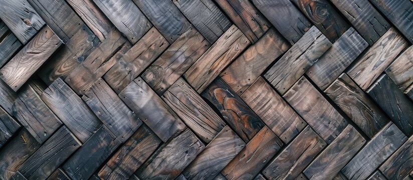 wood shera pattern background and texture with building wall. with copy space image. Place for adding text or design