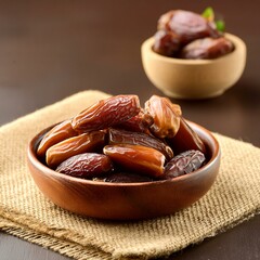 Natural dried dates fruits
