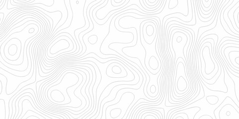 	
Topography geography landscape Topo contour map on white background, Topographic contour lines. Seamless pattern with lines Topographic map. Geographic mountain relief diagram line wave carve patter
