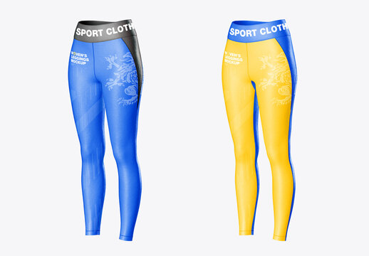Women&rsquo;s Leggings Mockup