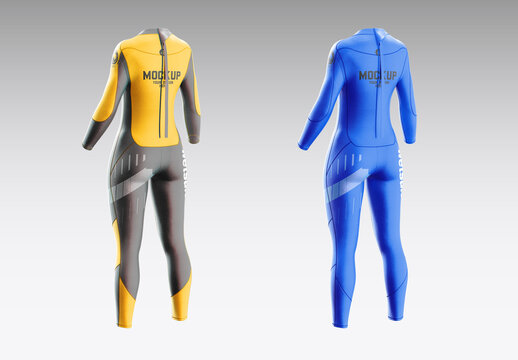Women&rsquo;s Full Wetsuit mockup 