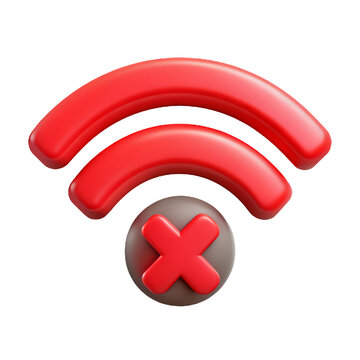 3d render no wireless connection, no service