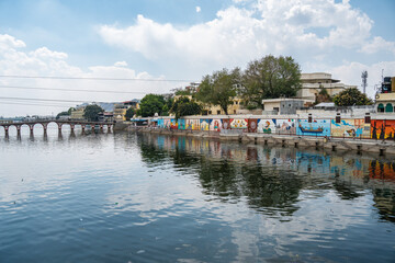 Beautiful Lake Pichola, Udaipur, Rajasthan, India