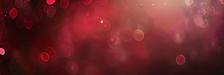 Abstract Red Bokeh Background