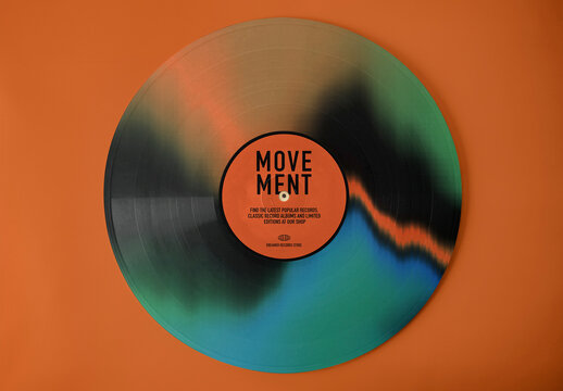 Vinyl Mockup With Generative AI
