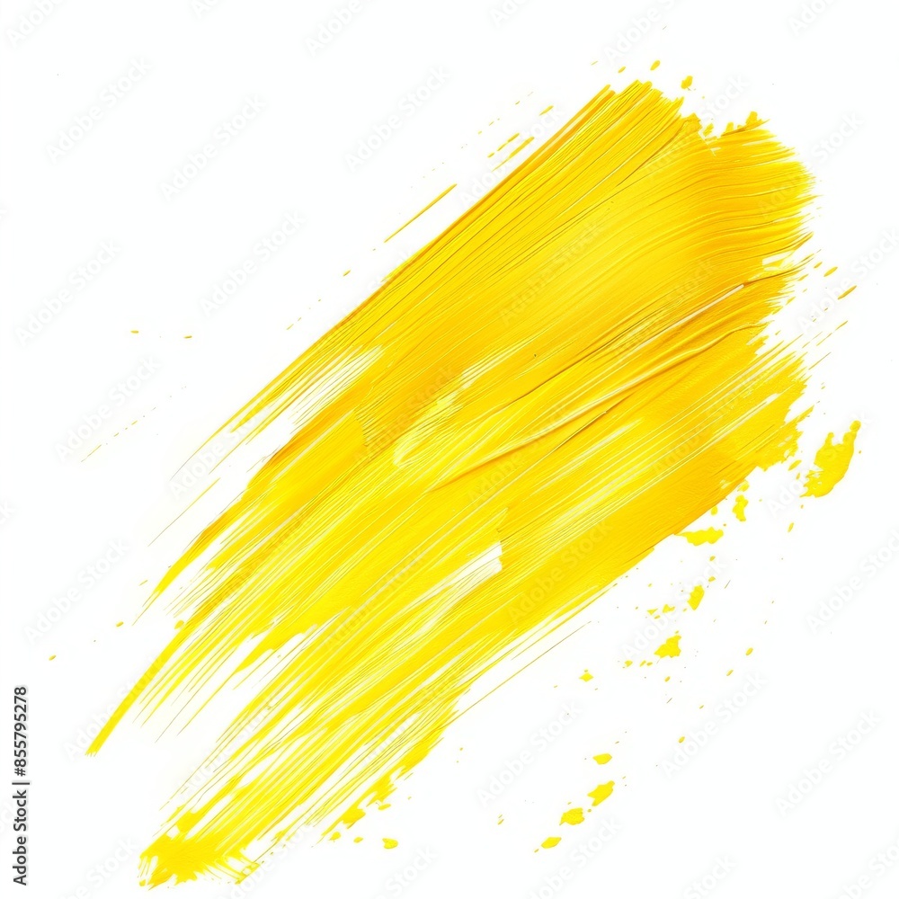 Poster the scribble is composed of a yellow highlighter in a rectangle shape and a permanent marker stroke 