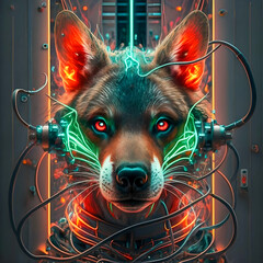 Glowing Bad Wolf