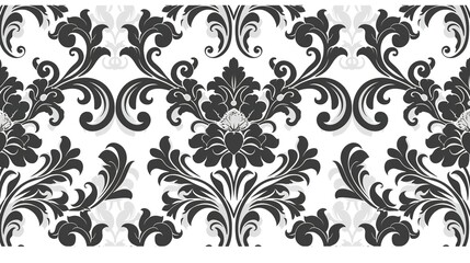 Black and white pattern wallpaper