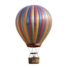 Fototapeta premium hot air balloon transparent background