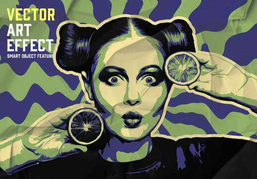 Vector Art Effect with Generative AI