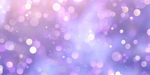 Obraz premium Purple and White Bokeh Abstract