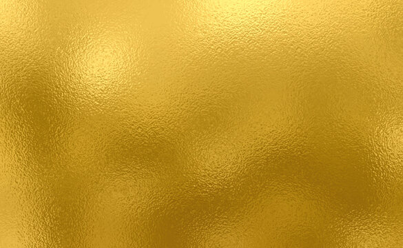Vector gold foil texture background. Abstract gradient bright and shiny light reflection rough texture surface. Vector illustration for background, backdrop, web, wallpaper, print and design artwork.