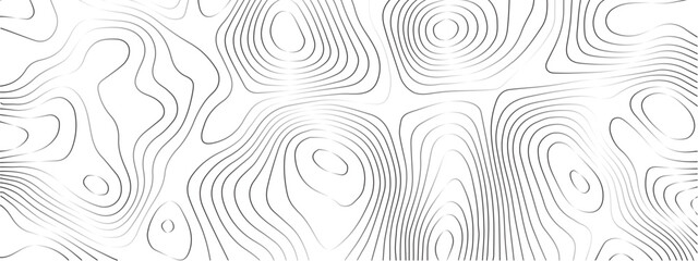 Fototapeta premium Transparent PNG Topographic line map. Modern design with White background with topographic wavy pattern design.