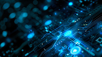 Obraz premium technology background