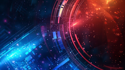 Obraz premium technology banner