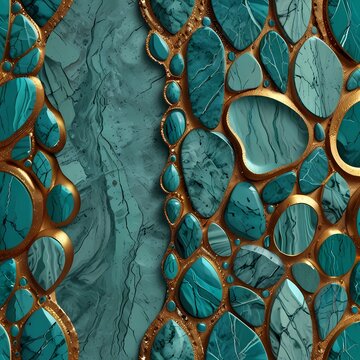 3d behangselpapier turquoise jewelry marble background vertical strepen. 3d behangselpapier turquoise jewelry marble background vertical strepen 3d illustratie. het originele paneel zal uw kamer met d