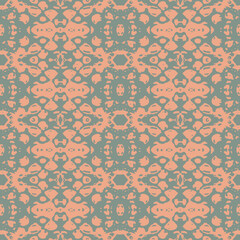 Old wallpaper on the wall.