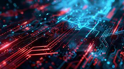 Fototapeta premium abstract technology background