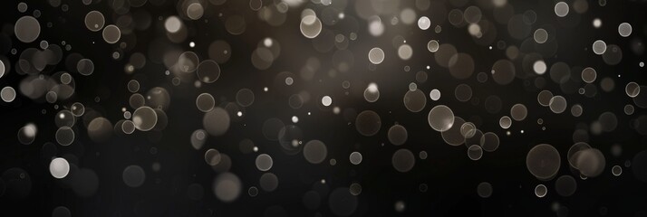 Abstract Bokeh Background with Golden Lights