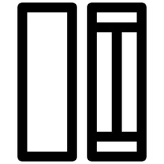 Chewing gum. Editable stroke vector icon.