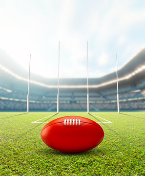 Aussie Rules Football Stadium Day