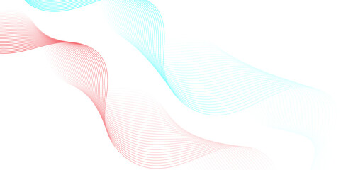 Vector minimal technology diagonal dynamic frequency flow futuristic smooth digital line creative wave blend pattern background. abstract swoosh speed wave lines modern stream background.