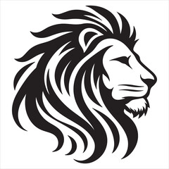 vector Silhouette Illustrations of lion
