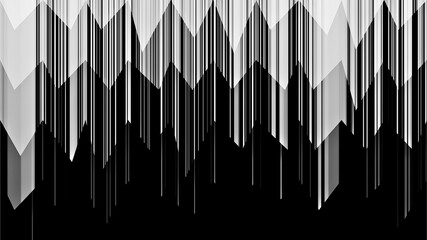 グレーシルバーのギザギザ山型バックグラウンド