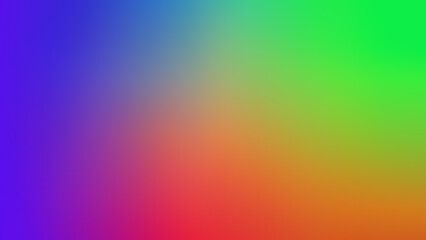 Bright rainbow gradient background. Various diagonal spots