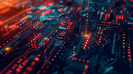 Obraz premium technology background