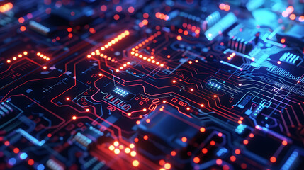 Fototapeta premium technology background