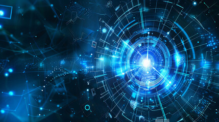 Obraz premium technology banner