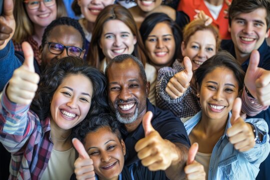 Group of friends having fun together outdoors. Happy joyful friends cheering. happy volunteer group pointing towards camera.