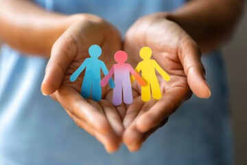 Diversity And Inclusion. Business Employment Leadership. Multi-ethnic business co-workers and colleagues. Community of friends. Cooperation and collaboration. Teamwork partnership organization.