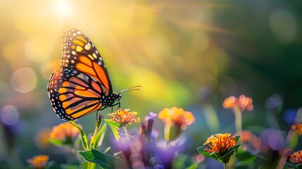 Obraz premium Emerging Butterfly Symbolizing Transformation and New Beginnings
