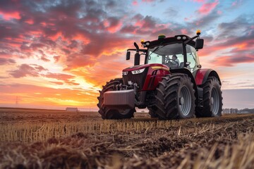 Fototapeta premium high-tech greenhouse with tomato plants, showcasing advanced agricultural techniques and the use of technology in modern farming.