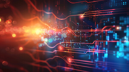 Fototapeta premium technology background
