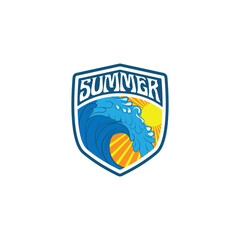 summer logo vector