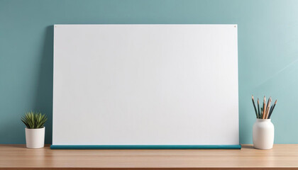 Fototapeta premium Mock Up White Board Background