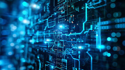 Obraz premium technology background