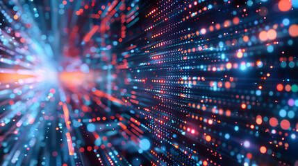 Obraz premium technology and business background