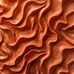 Obraz premium Village Wind Plan: Sophisticated Curves on a Coral Background for Energy Mapping