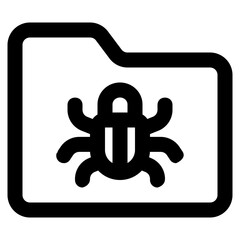 folder bug icon