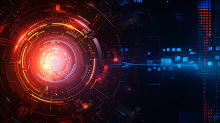 Fototapeta premium abstract technology background