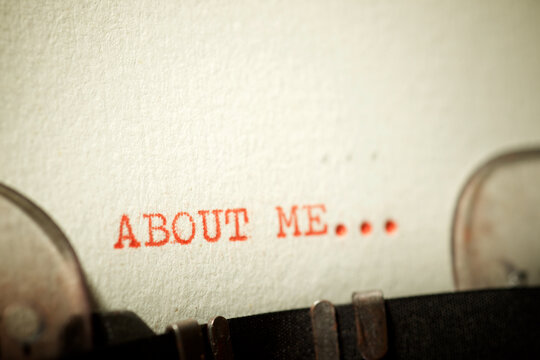 About me phrase